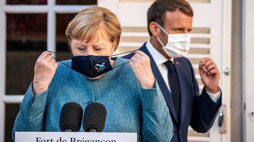 Macron y Merkel apuestan por una mediación europea en Bielorrusia