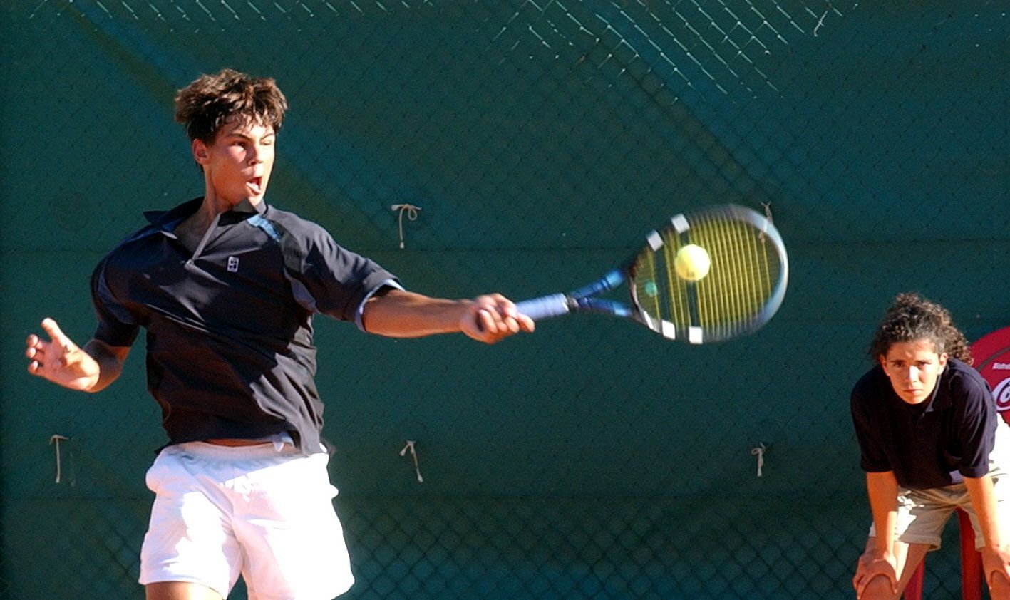 Cuando Rafa Nadal compitió en Coruxo con 16 años