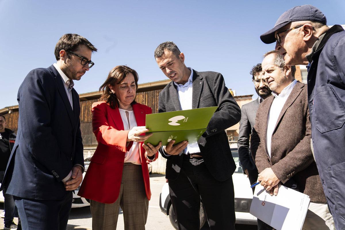 La consellera Sílvia Paneque en una visita recent al polígon
