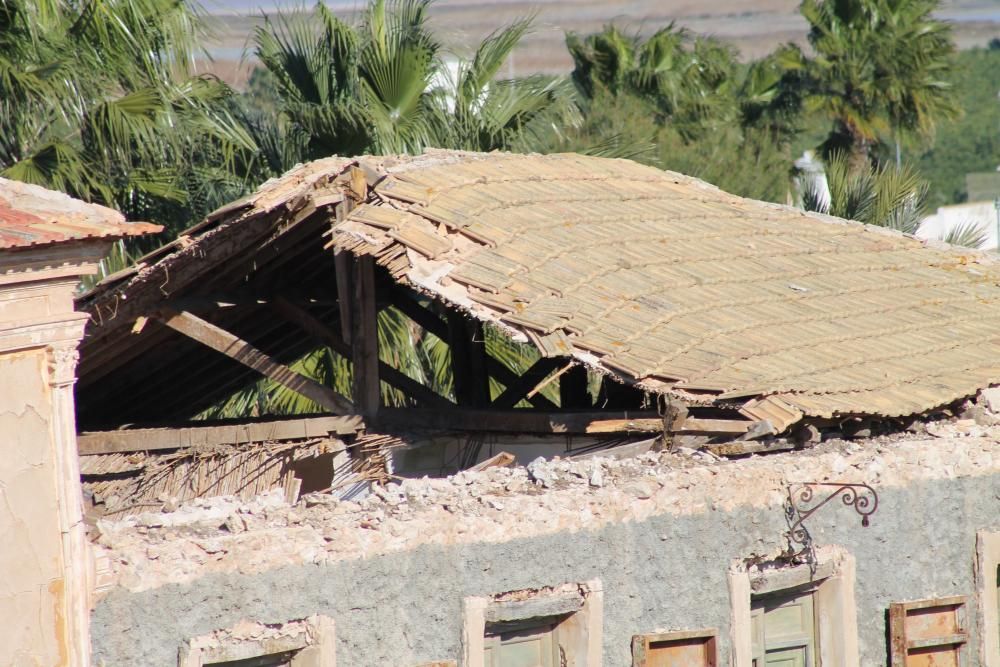 Casa y Torre de Los Balcones con imágenes captadas entre 2008 y 2017 y en el que se observa el deterioro del inmueble