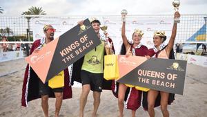 Reñé-Jiménez i Páez-Andreu, primers ‘Kings & Queens’ de la platja catalana
