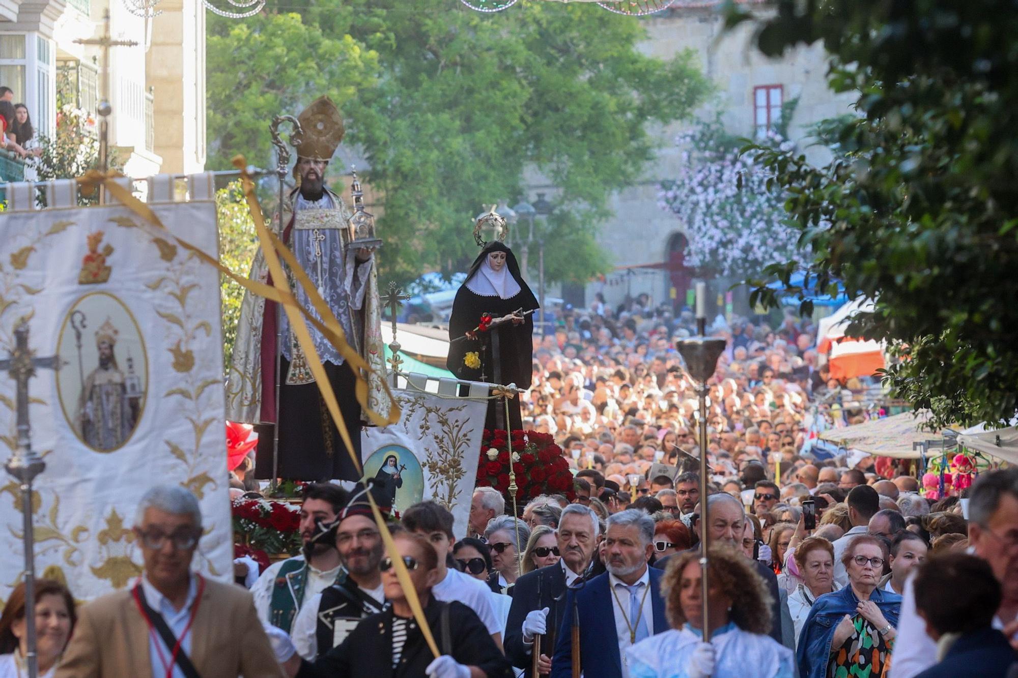 Santa Rita llena Vilagarcía de devoción, fiesta y tradición