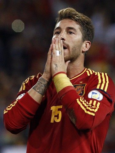 El defensa Sergio Ramos