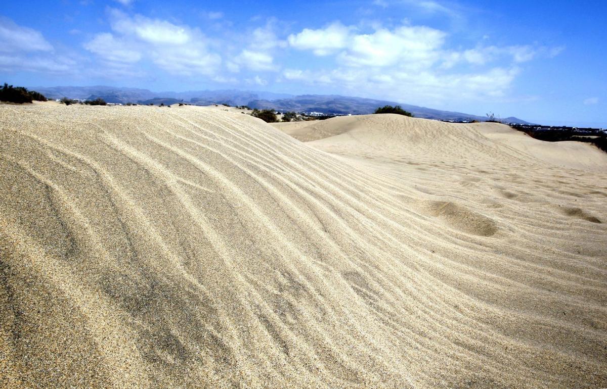 Las dunas de Maspalomas, uno de los iconos de Gran Canaria.