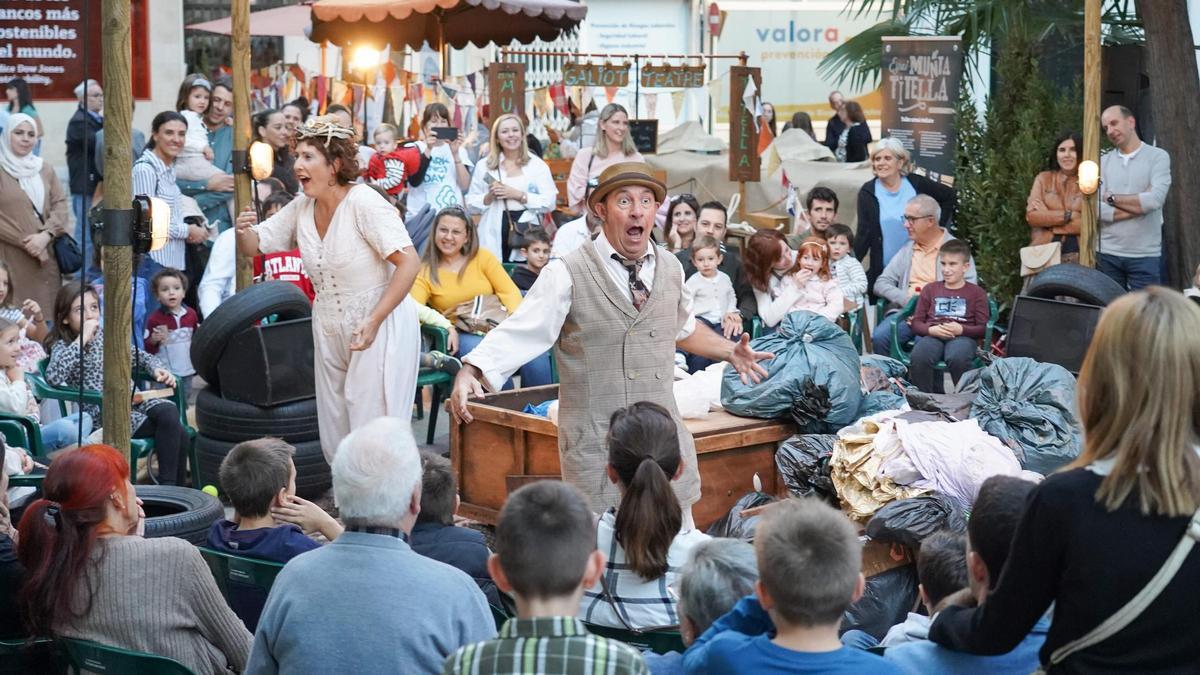 Teatro infantil en el marco de la jornada.