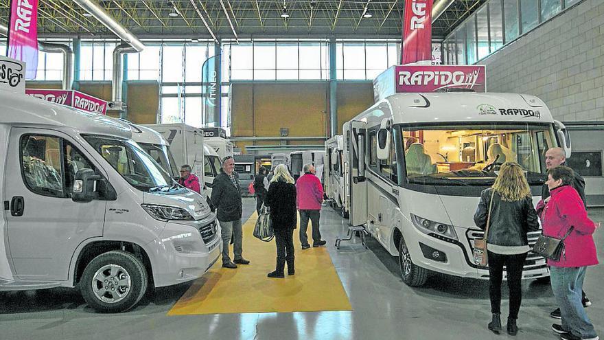 Algunas de las autocaravanas que se pueden ver en la feria que acoge IFA desde ayer.