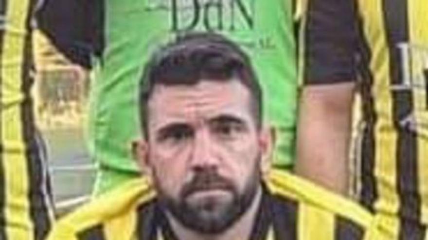 Rubén Acha antes de un partido.