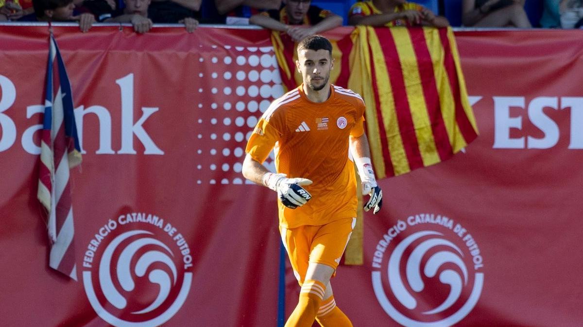 Joan García, durante el Catalunya-Costa Rica