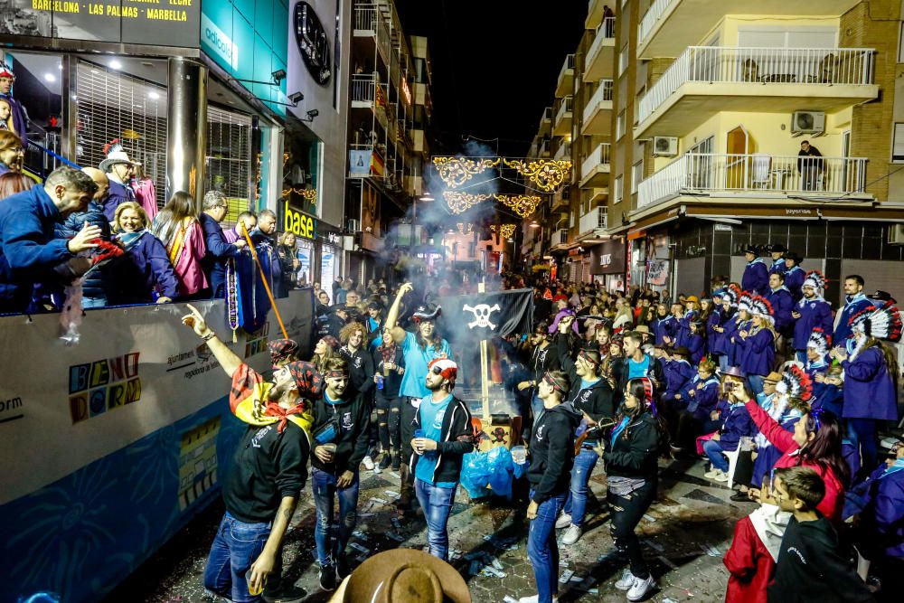 Las mejores imágenes de la Entrada de «Penyes» de Benidorm