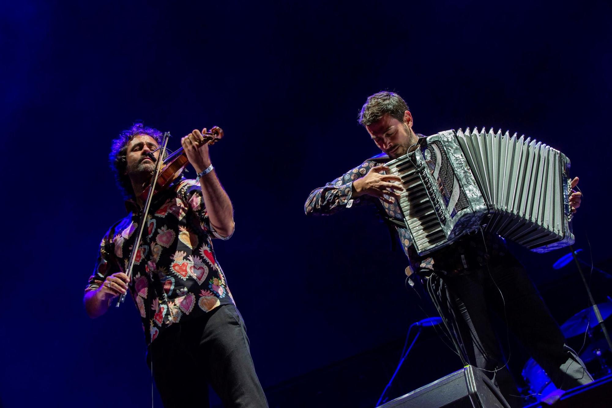 La banda madrileña durante su concierto en Aranda de Duero