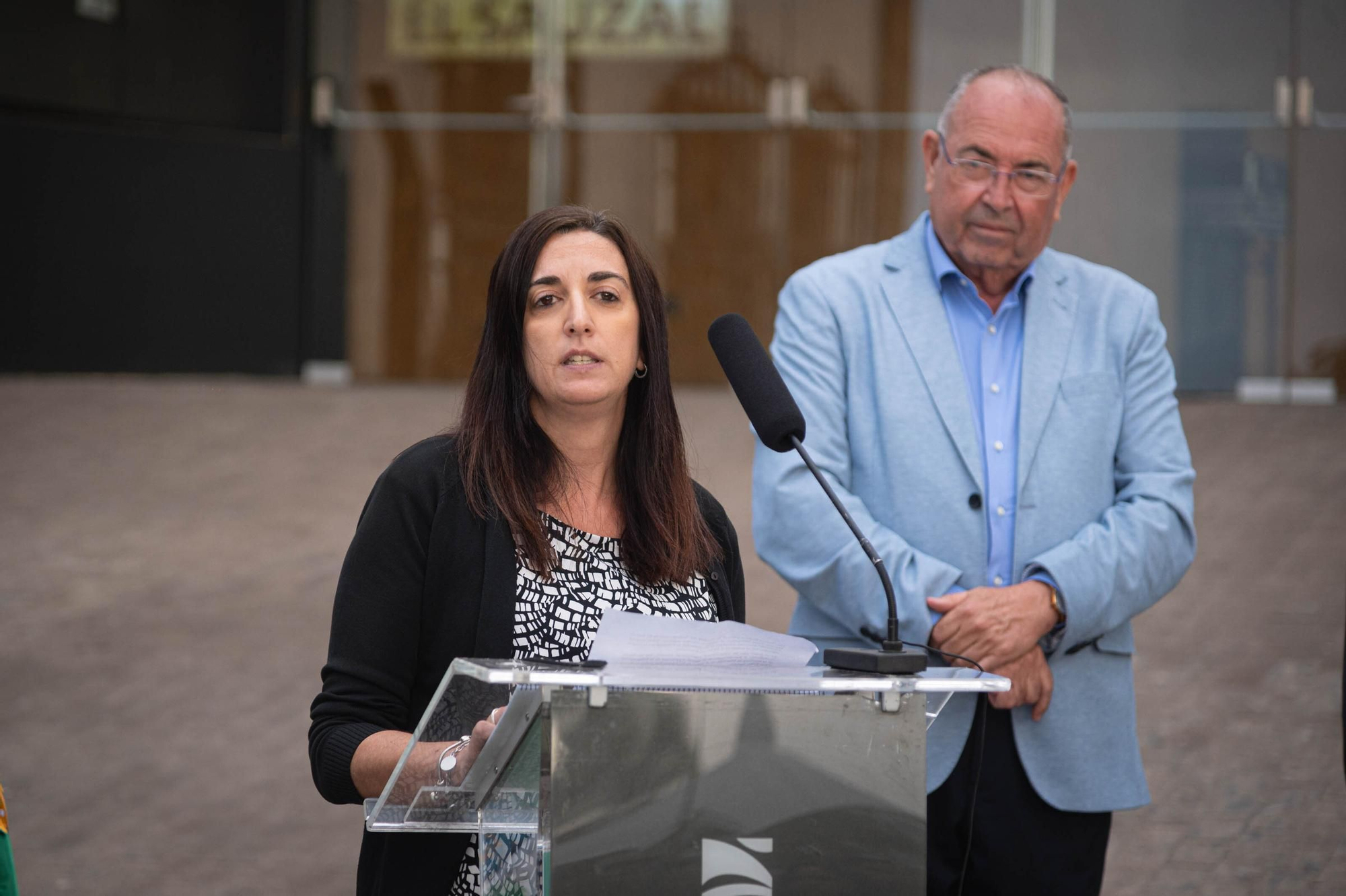 Inauguración de la escultura de Mafalda