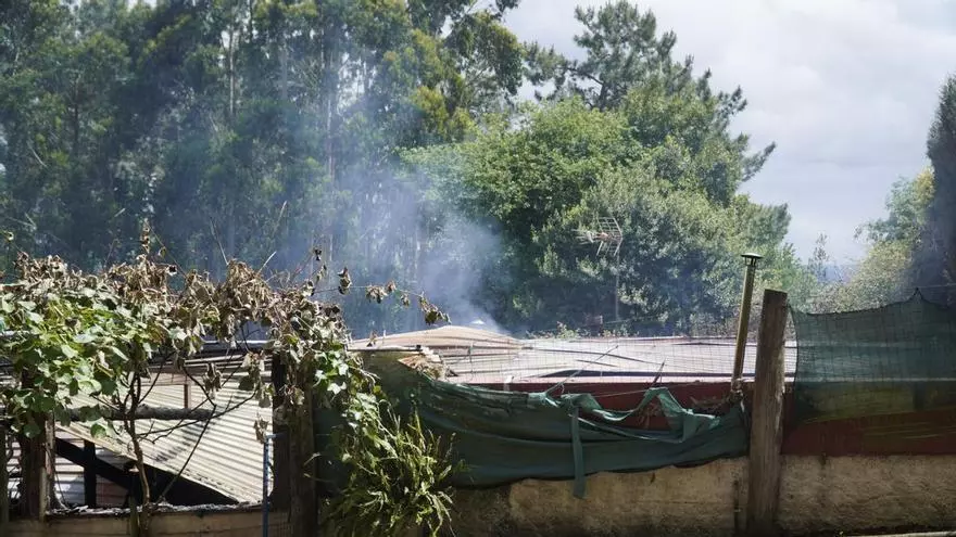 Así ha quedado el restaurante Caballos km0 tras el incendio sufrido de madrugada