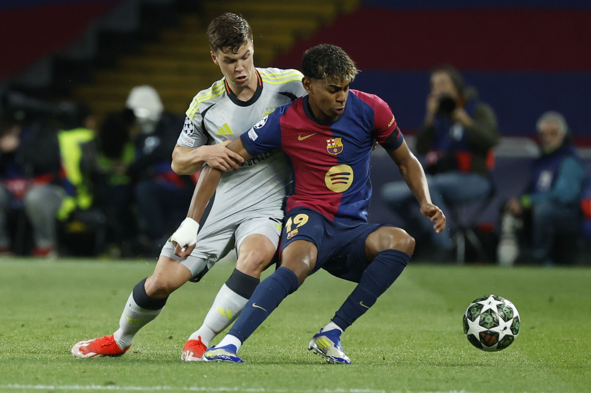 Champions League: FC Barcelona - Benfica, en imágenes.