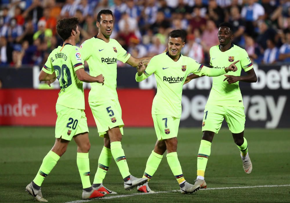 LaLiga: Leganés-Barcelona, en imágenes