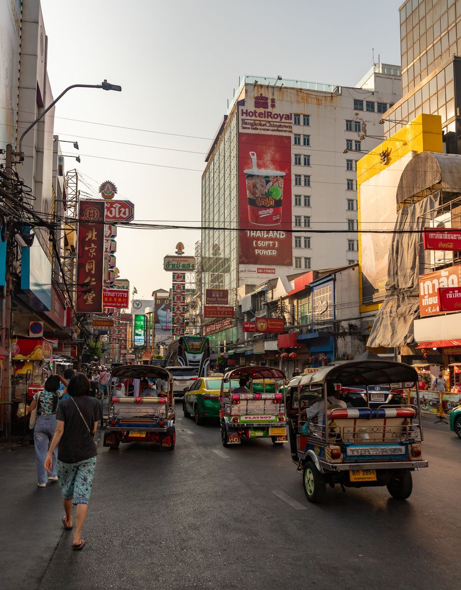 Un paseo por las calles de Bankok