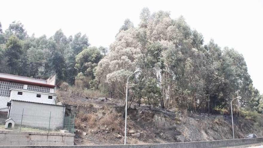 O Vao volvió a registrar un nuevo incendio. // S.A.