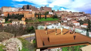 Así quedará el Mirador de San Marquino en Cáceres