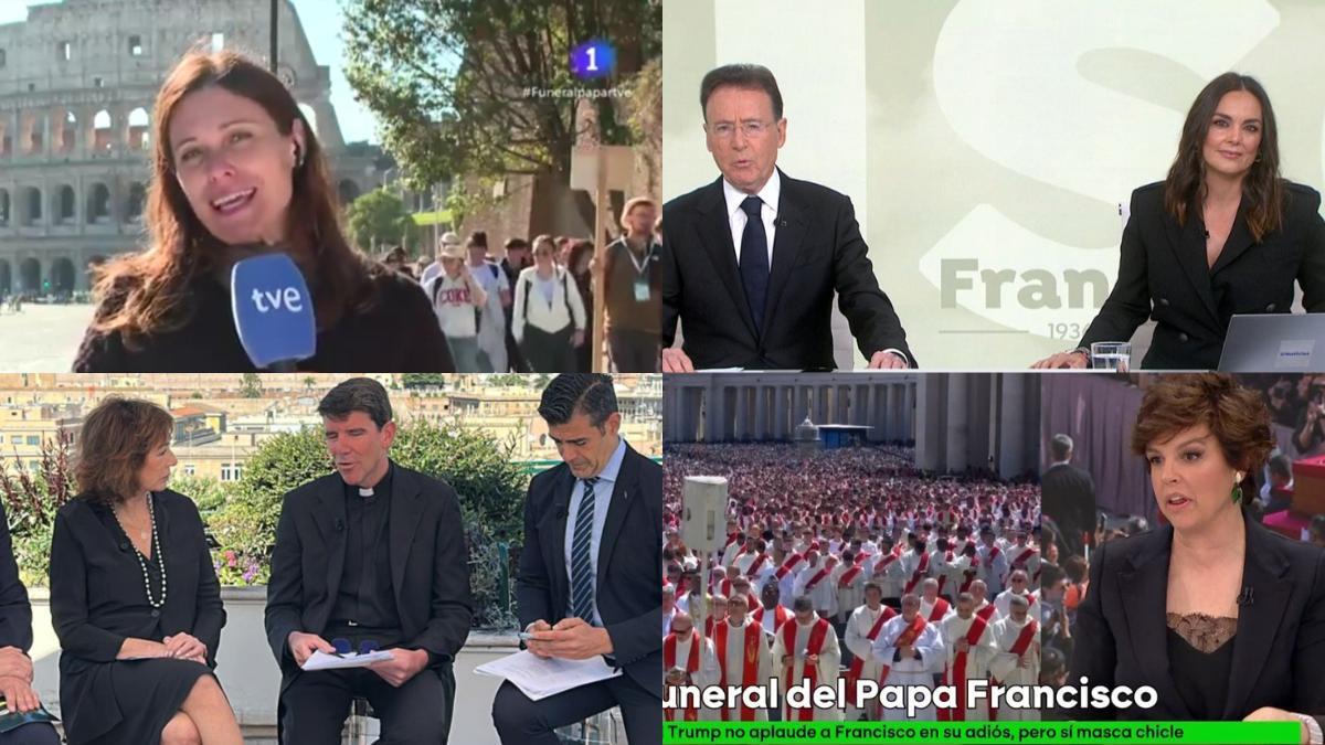 Funeral Papa Francisco en televisión