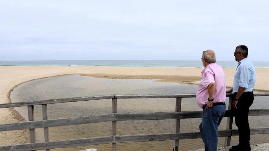 A Xunta activa unha actuación "inmediata" na lagoa de Baldaio para restablecer a súa canle co océano
