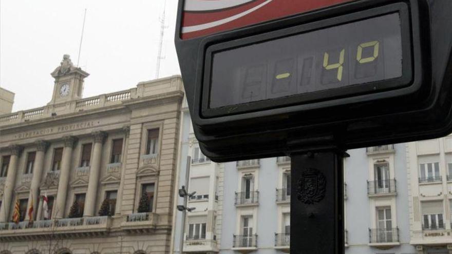 Tres localidades de Aragón entre las que han registrado las mínimas de España