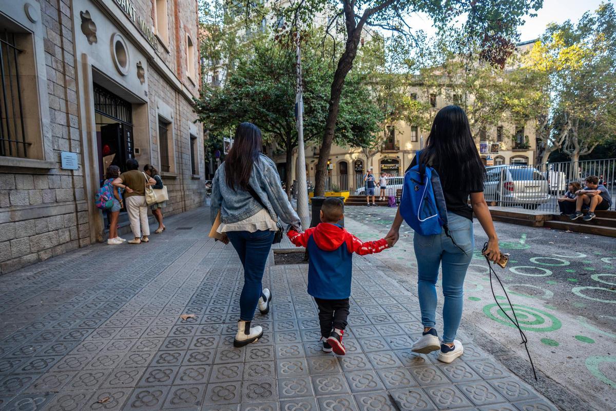 Vuelta al cole en la Escola Pia Sant Miquel de Barcelona