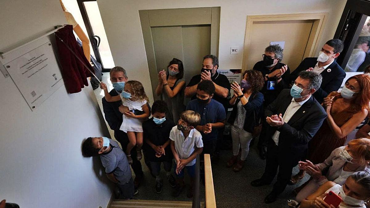 Inauguració de l'escola de Palau de Santa Eulàlia, el 2021.