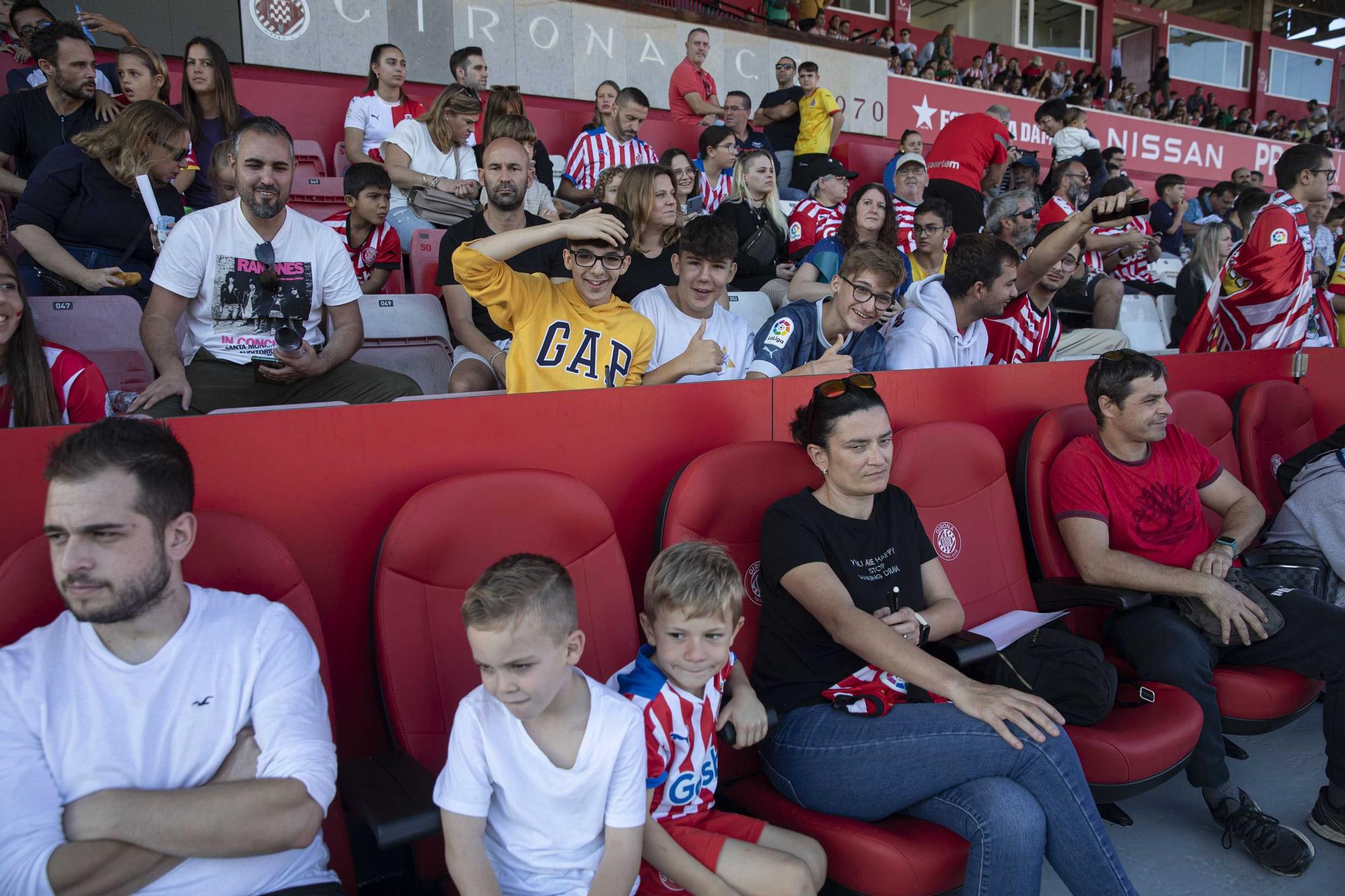 Entrenament obert del Girona FC a Montilivi per les Fires de Girona