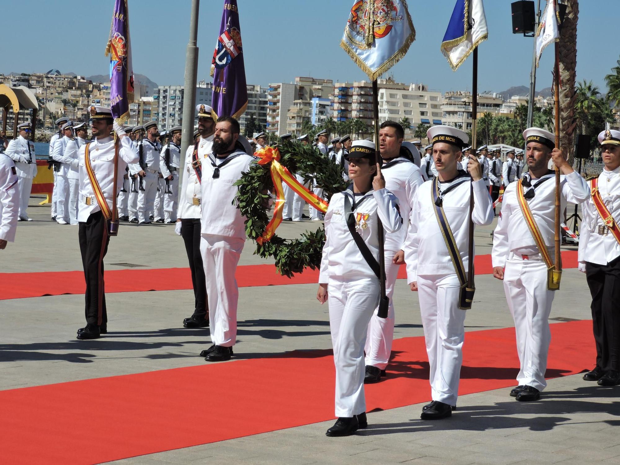 Jura de Bandera para personal civil en Águilas