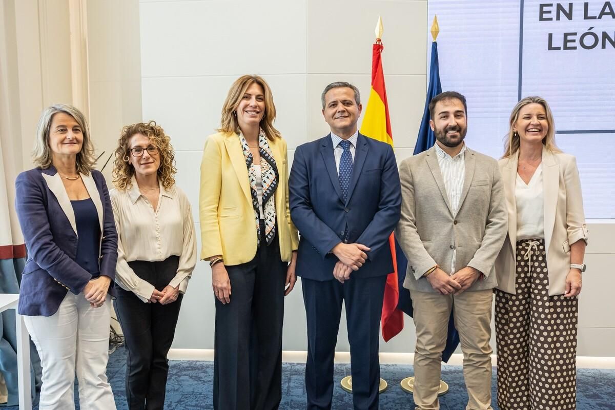 Paloma Tejero Toledo, alcadesa de Pozuelo, en el acto de firma del convenio para rehabilitación.