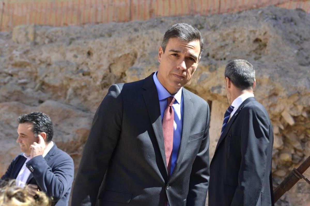 Visita de Pedro Sánchez en Cartagena