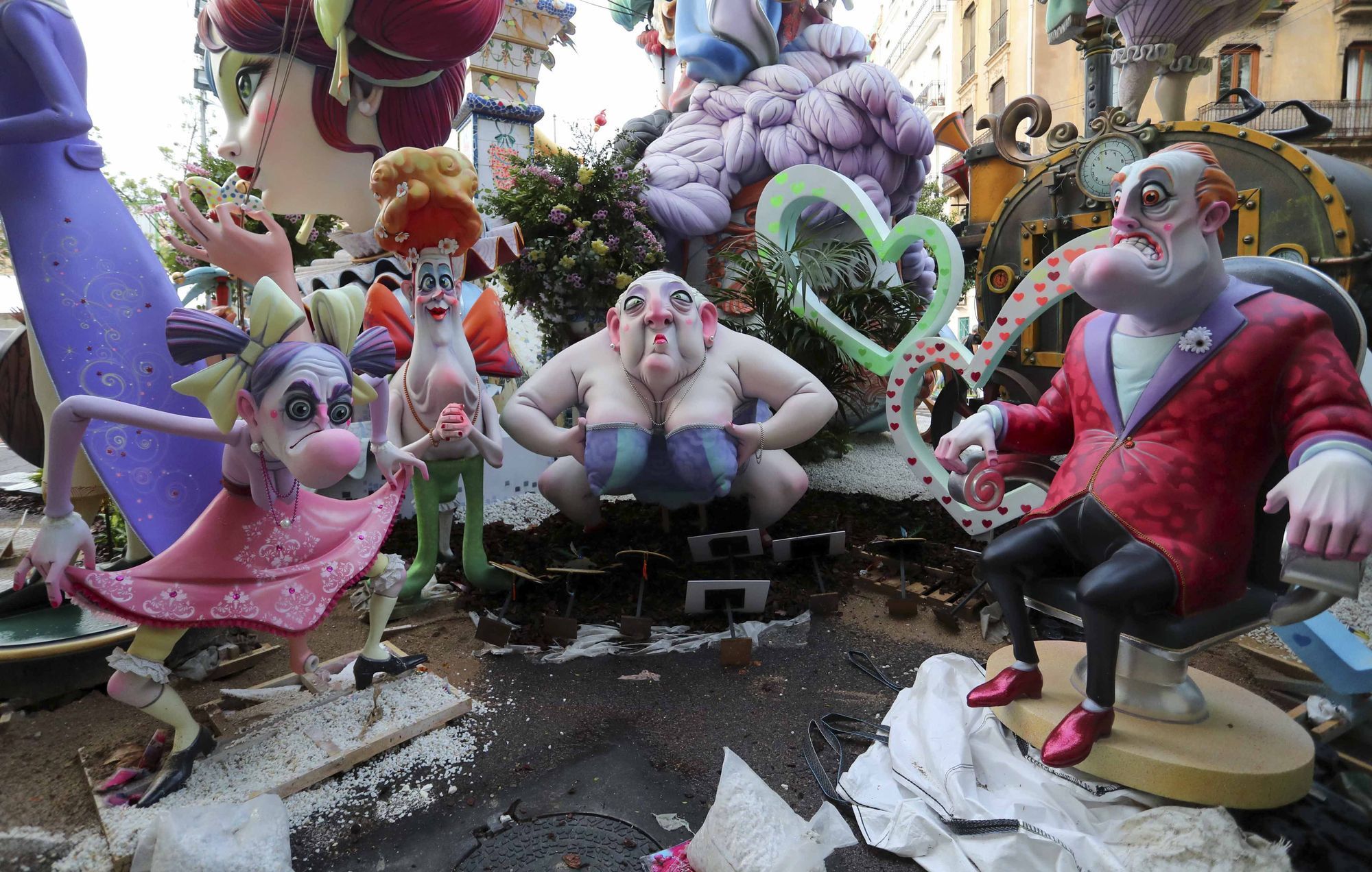 Las nueve fallas de especial y sus espectaculares escenas