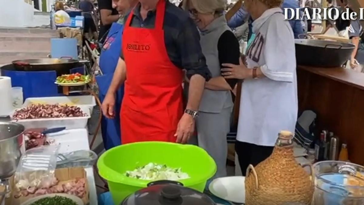 Vídeo del concurso de 'frita de polp' en Sant Josep