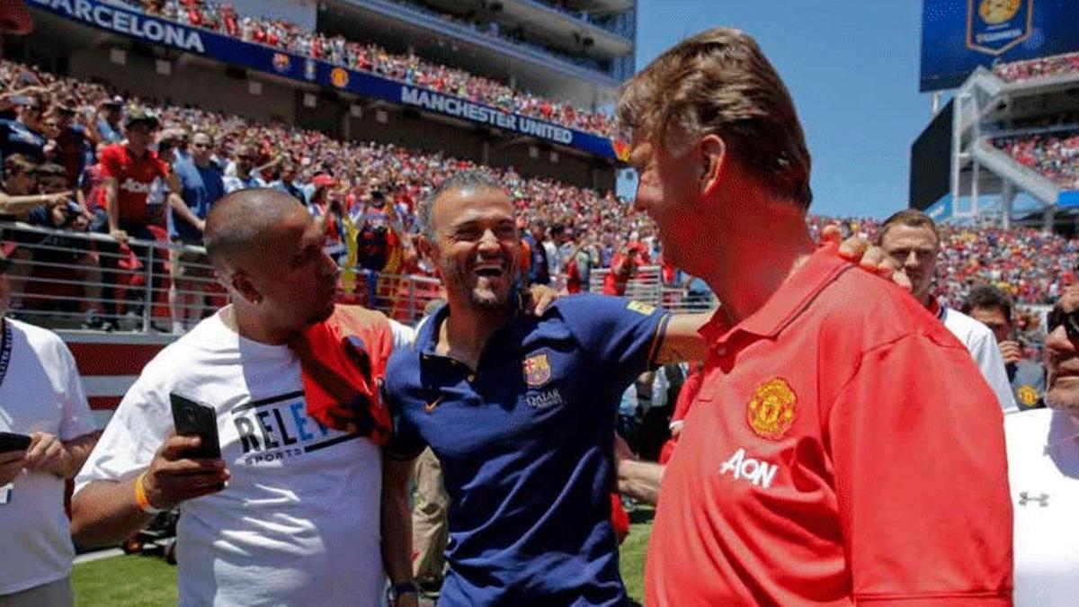 Los elogios de Luis Enrique sobre Van Gaal