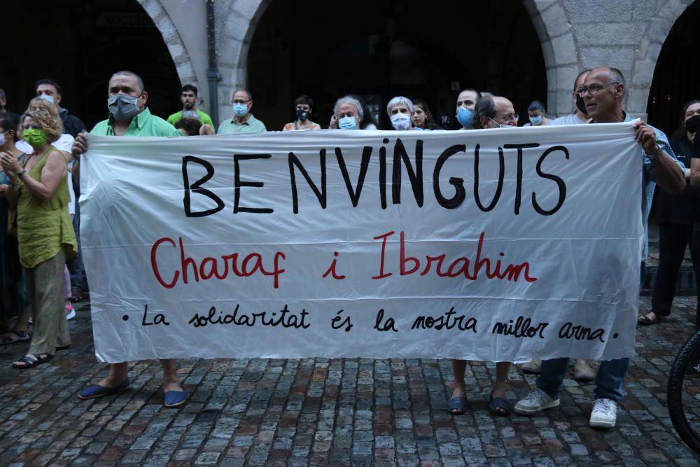 Unes 100 persones reben els acusats dels aldarulls postsentència a Girona