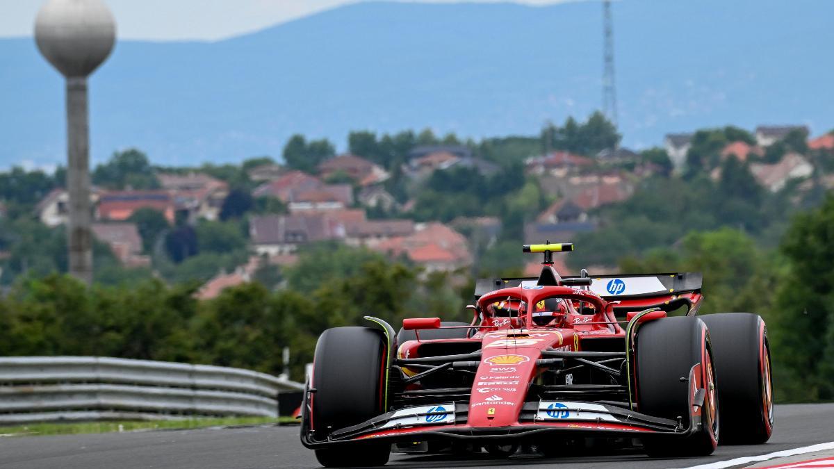 Carlos Sainz partirá desde la segunda fila de parrilla, junto a Verstappen, en Hungría