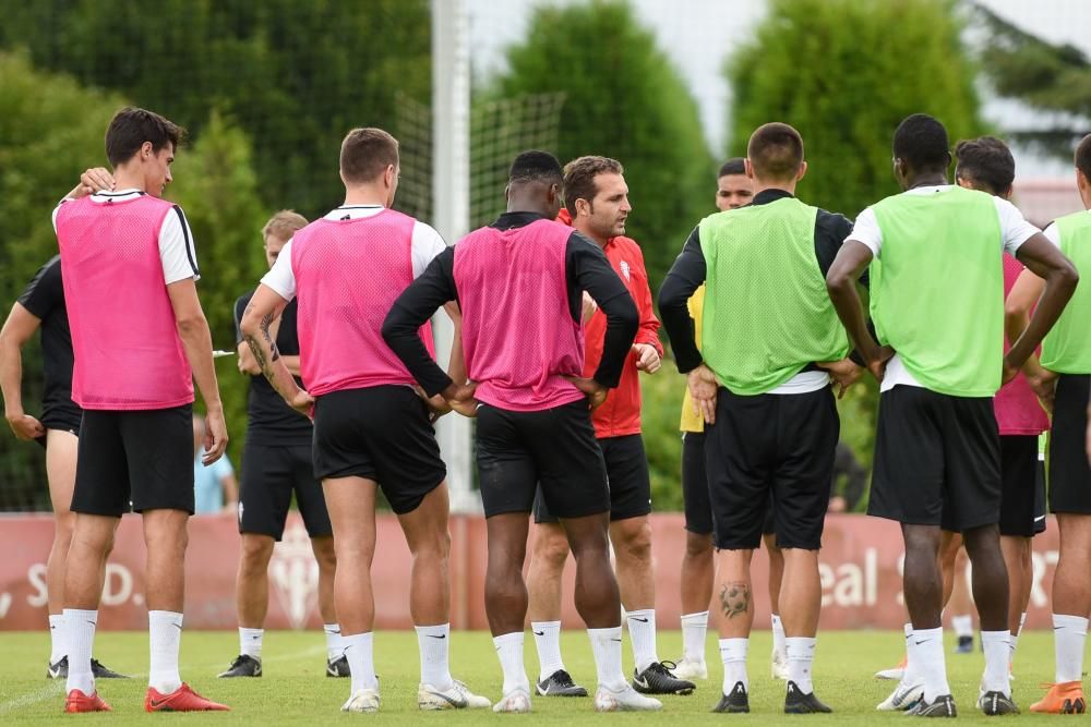 Entrenamiento del Sporting