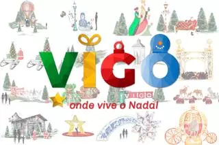 Guía visual por los nuevos atractivos que le darán aún más brillo a la Navidad de Vigo 2022