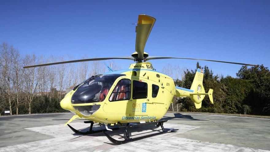 La empresa que opera el servicio de helicópteros del 061 en Galicia, Eliance, se declara en preconcurso de acreedores