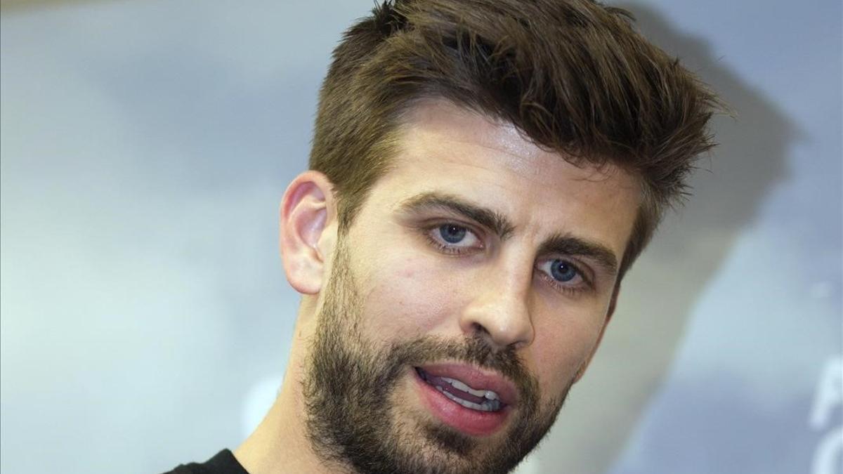 Gerard Piqué en un acto promocional