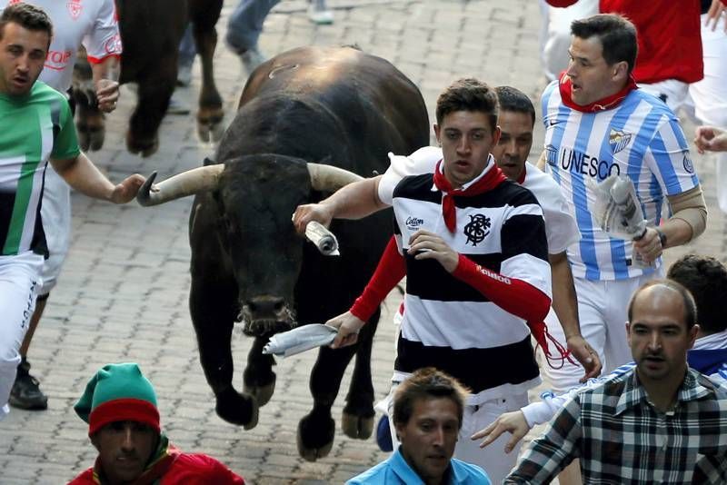 Encierro del cuarto día de las fiestas