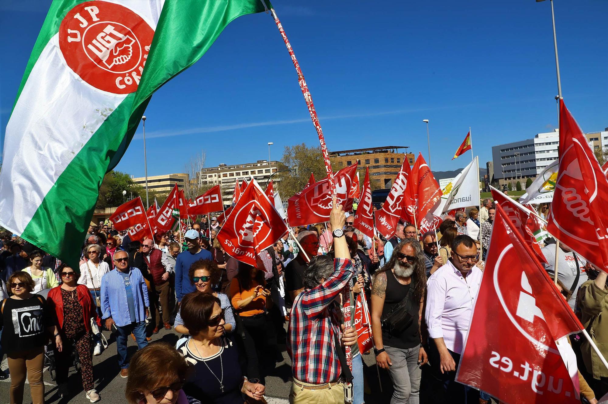 Manifestación en defensa de la sanidad pública