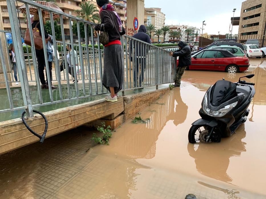 El temporal descarga sobre Ibiza y Formentera