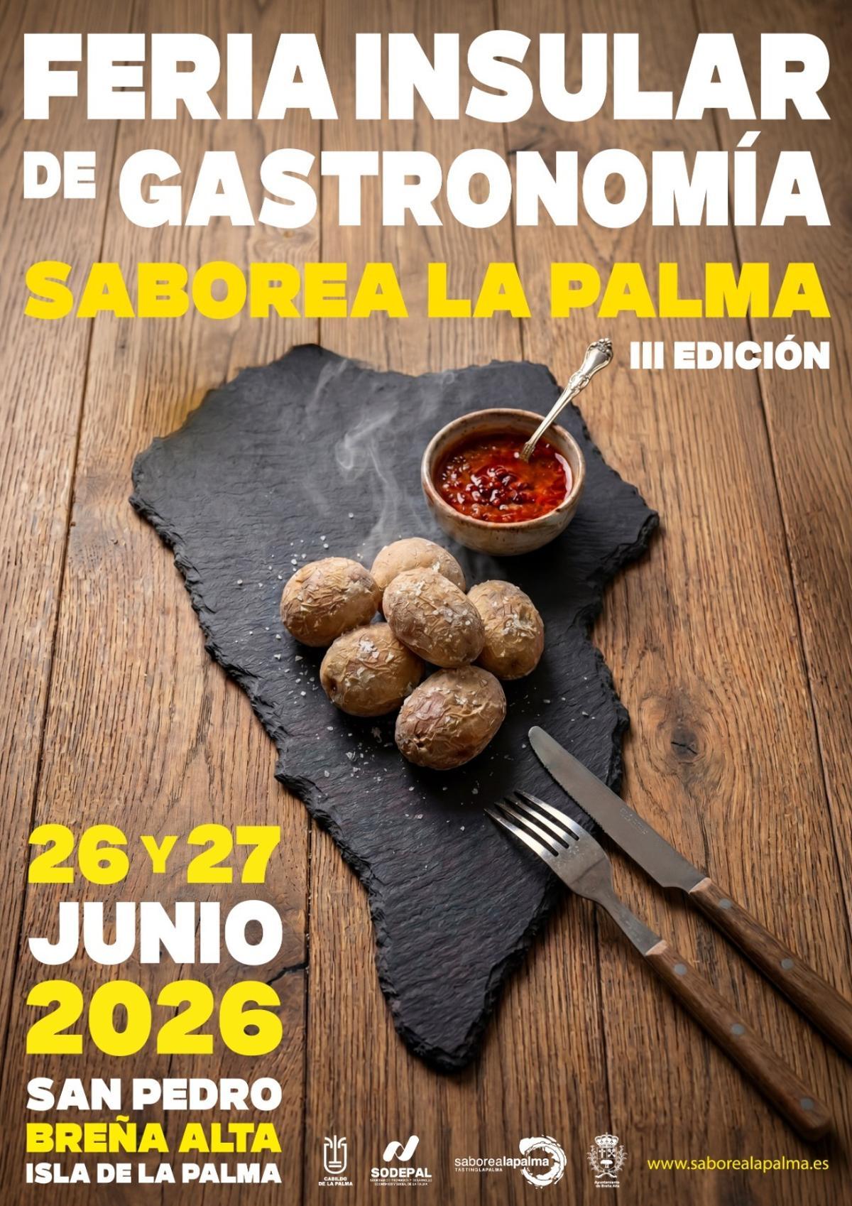 Cartel de la Feria Insular Gastronomía