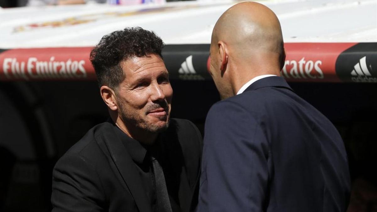 Zidane y Simeone volverán a verse las caras esta noche en la Champions