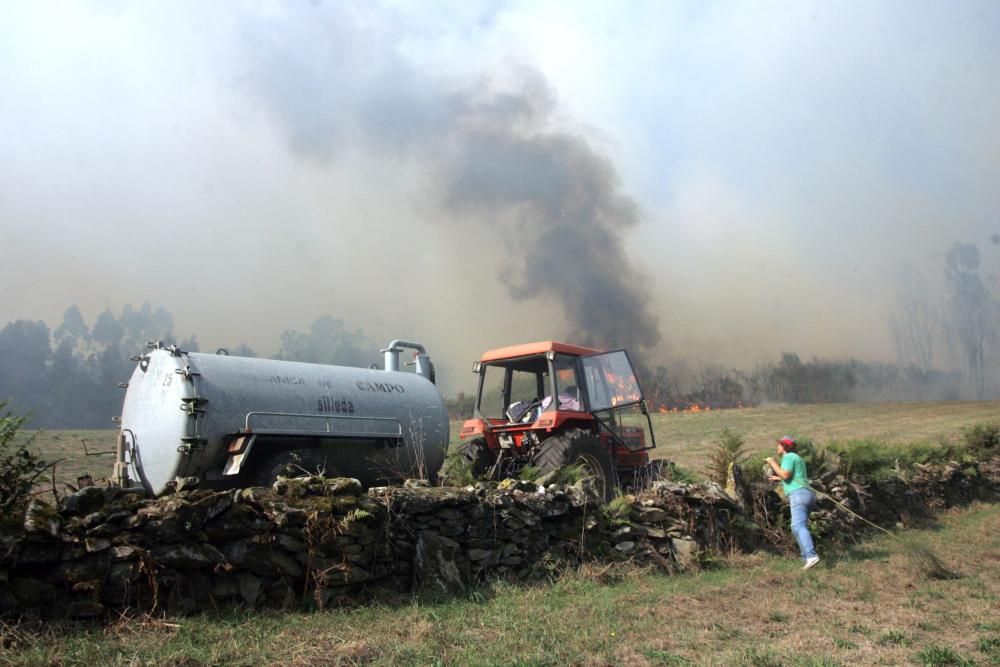 Incendio en Silleda