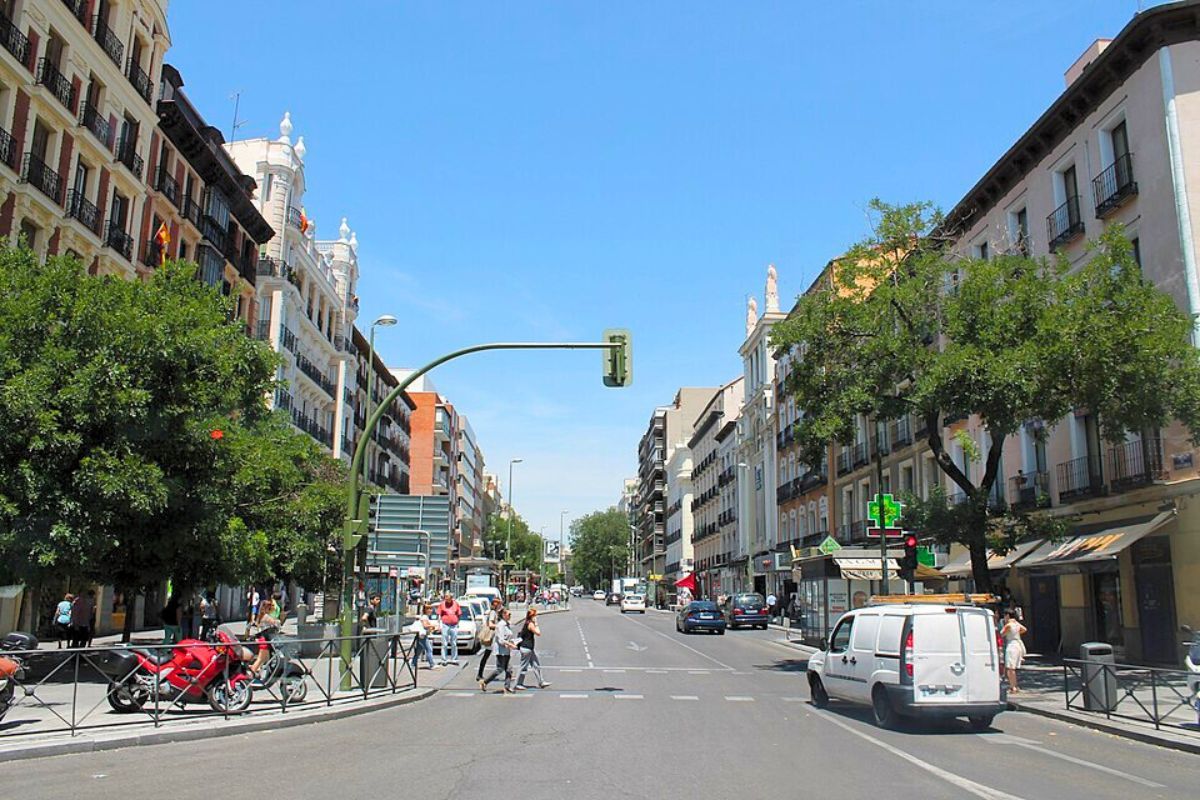 Calle Fuencarral, en Madrid