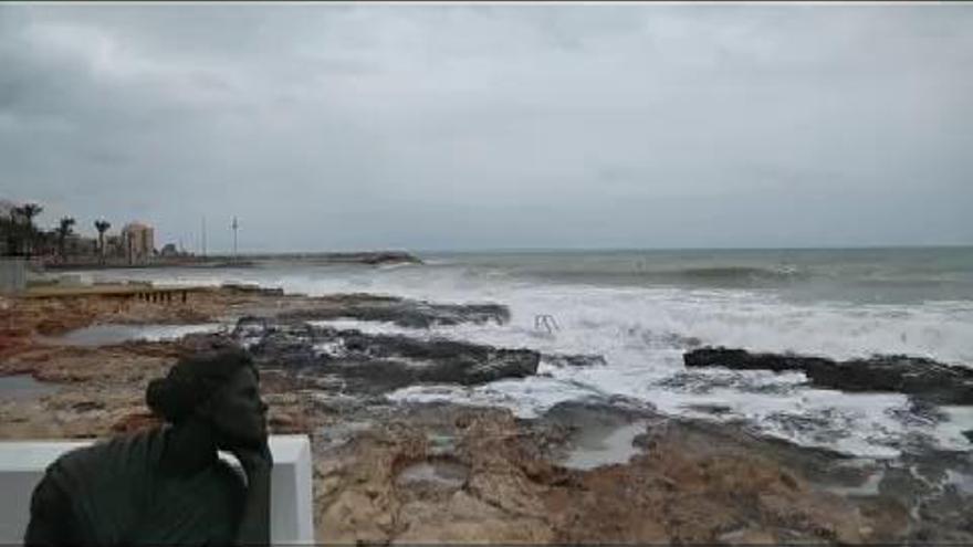 Temporal de levante en Torrevieja