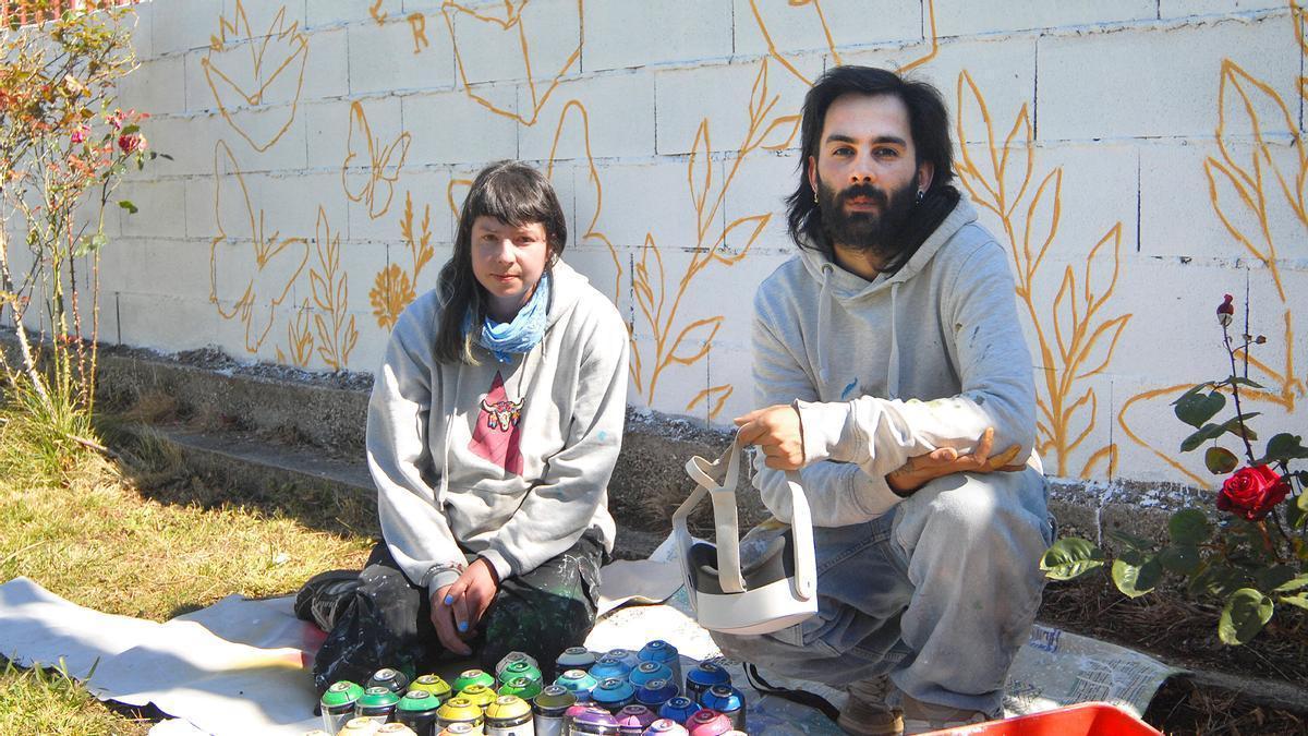 El nuevo mural del CEIP de Figueroa se pinta con gafas de realidad virtual