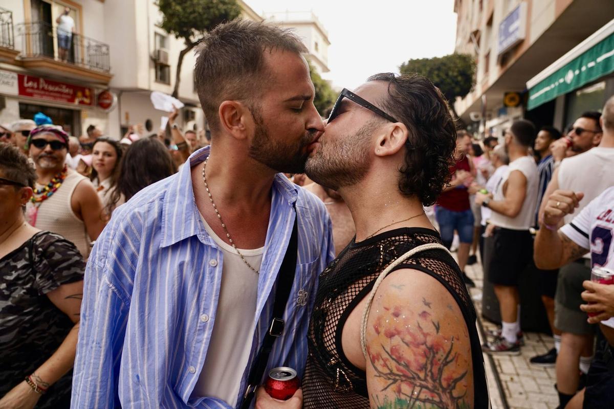 Celebración de la Pride, marcha del Orgullo en Torremolinos