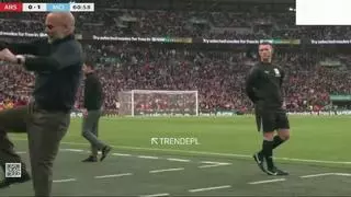 ¡Así ha celebrado Pep Guardiola su victoria contra el Arsenal!